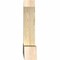 Ekena Millwork Portland Rough Sawn Timber Gable Bracket, Douglas Fir, 48"W x 30"H x 6"D x 6"F, 15/12 Pitch GBW048X30X0606POR00RDF - alternate 5